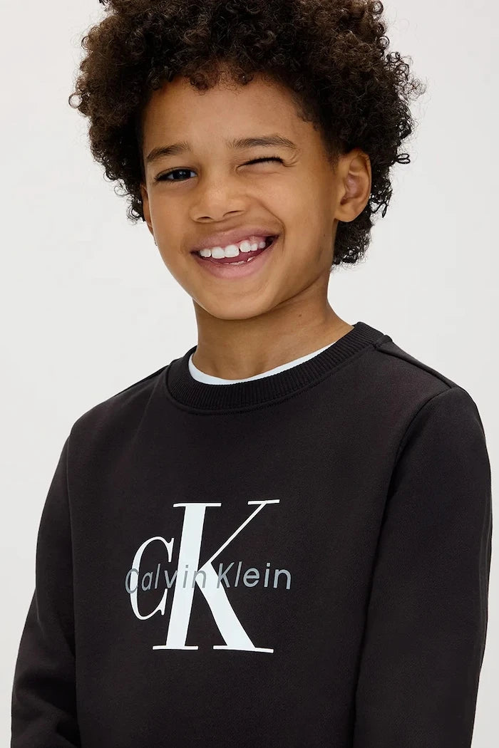 Детски памучен суичър Calvin Klein Jeans