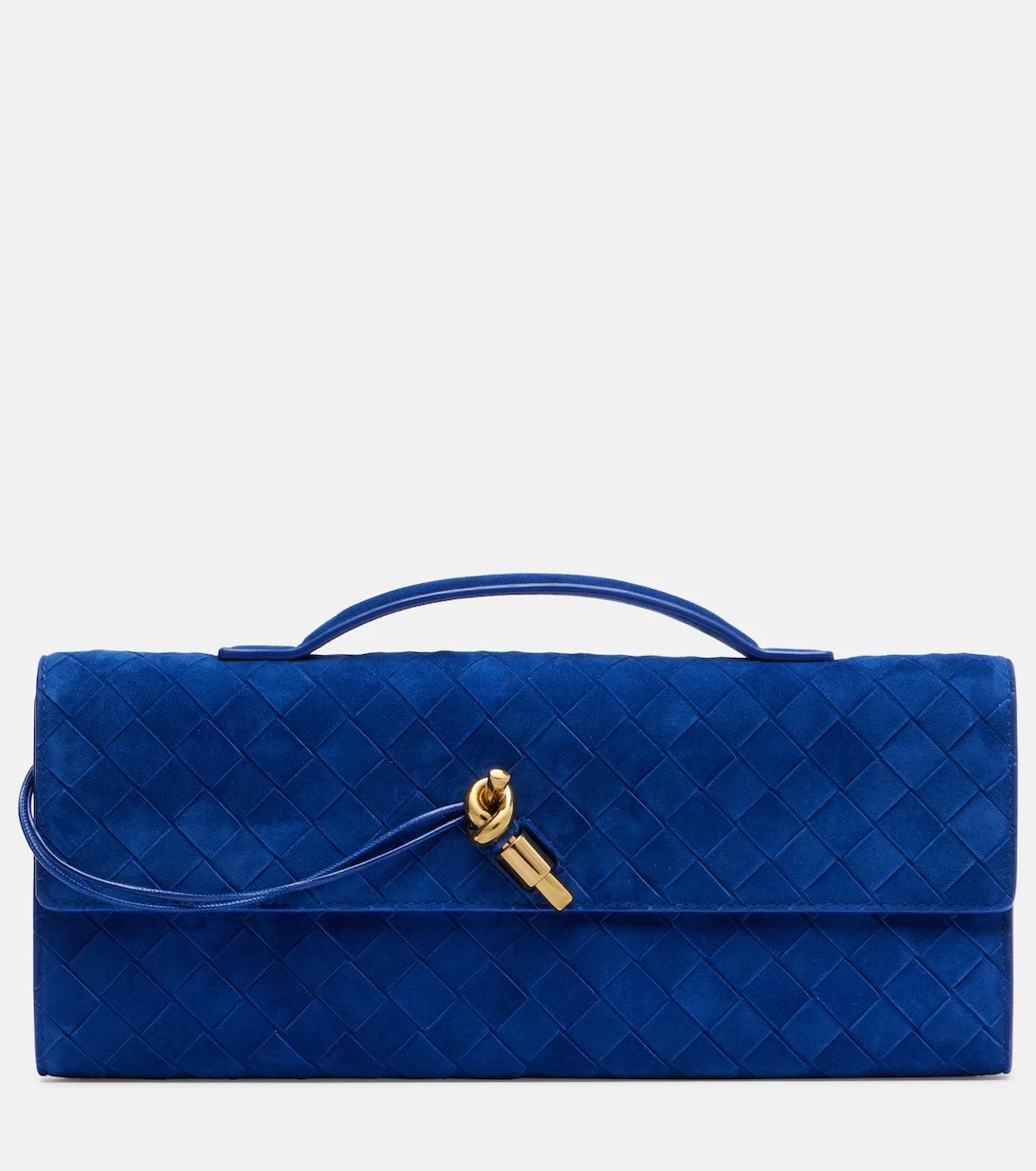 Bottega Veneta - Intrecciato suede clutch