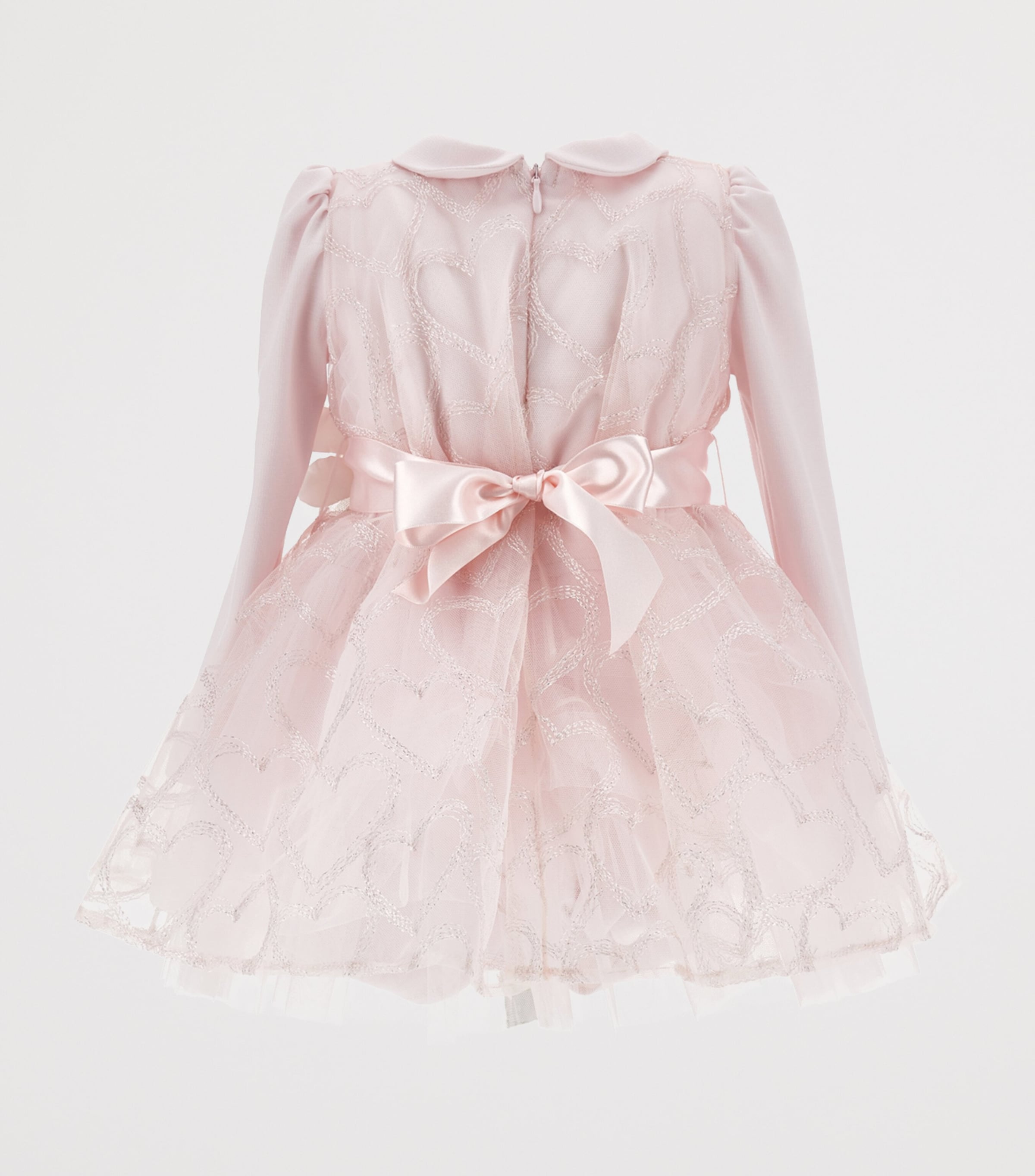 Tulle Glitter-Heart Appliqué Dress (3-36 Months)