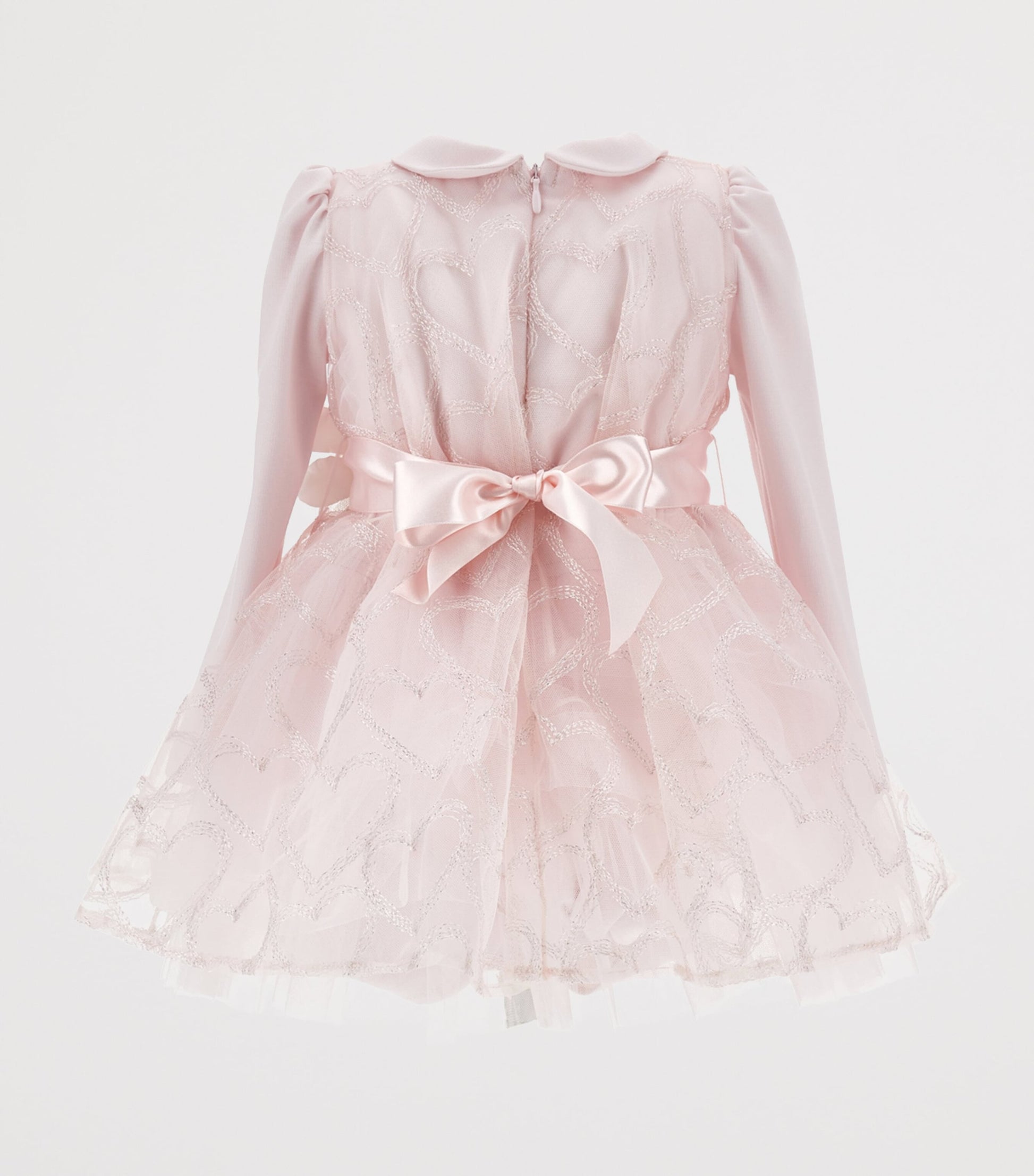 Tulle Glitter-Heart Appliqué Dress (3-36 Months)