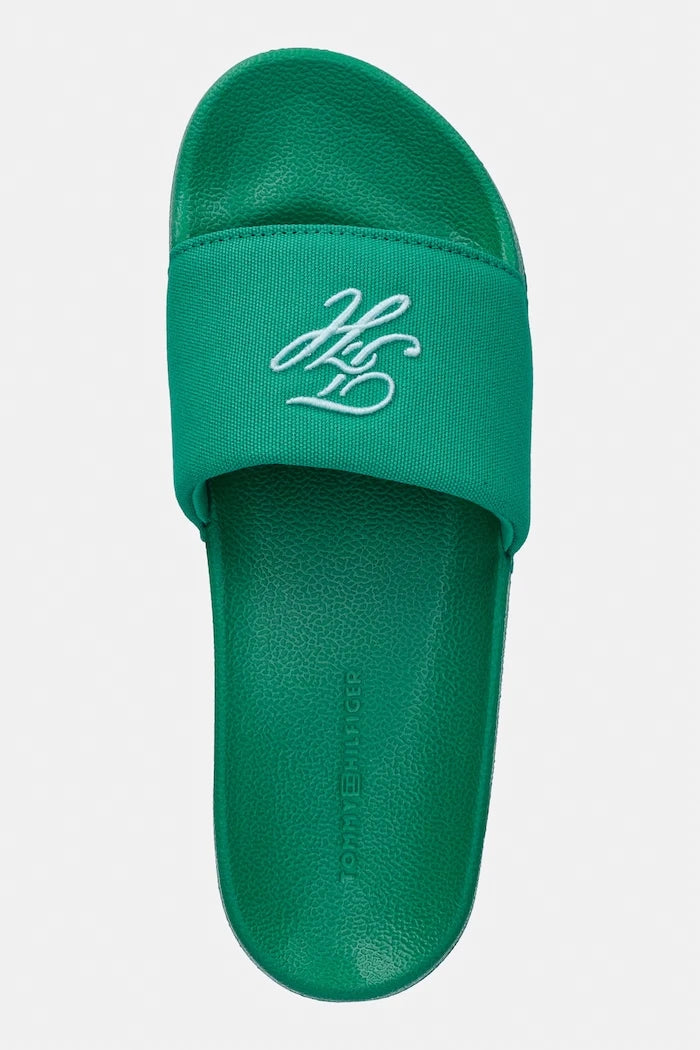 Tommy Hilfiger Kadın TH SCRIPT POOL SLIDE Terlik