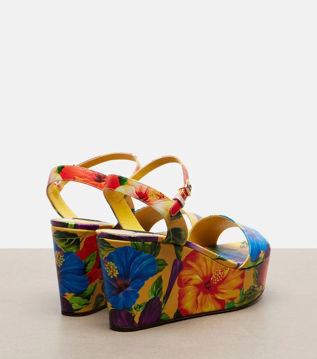 Dolce&Gabbana - Bianca floral wedges