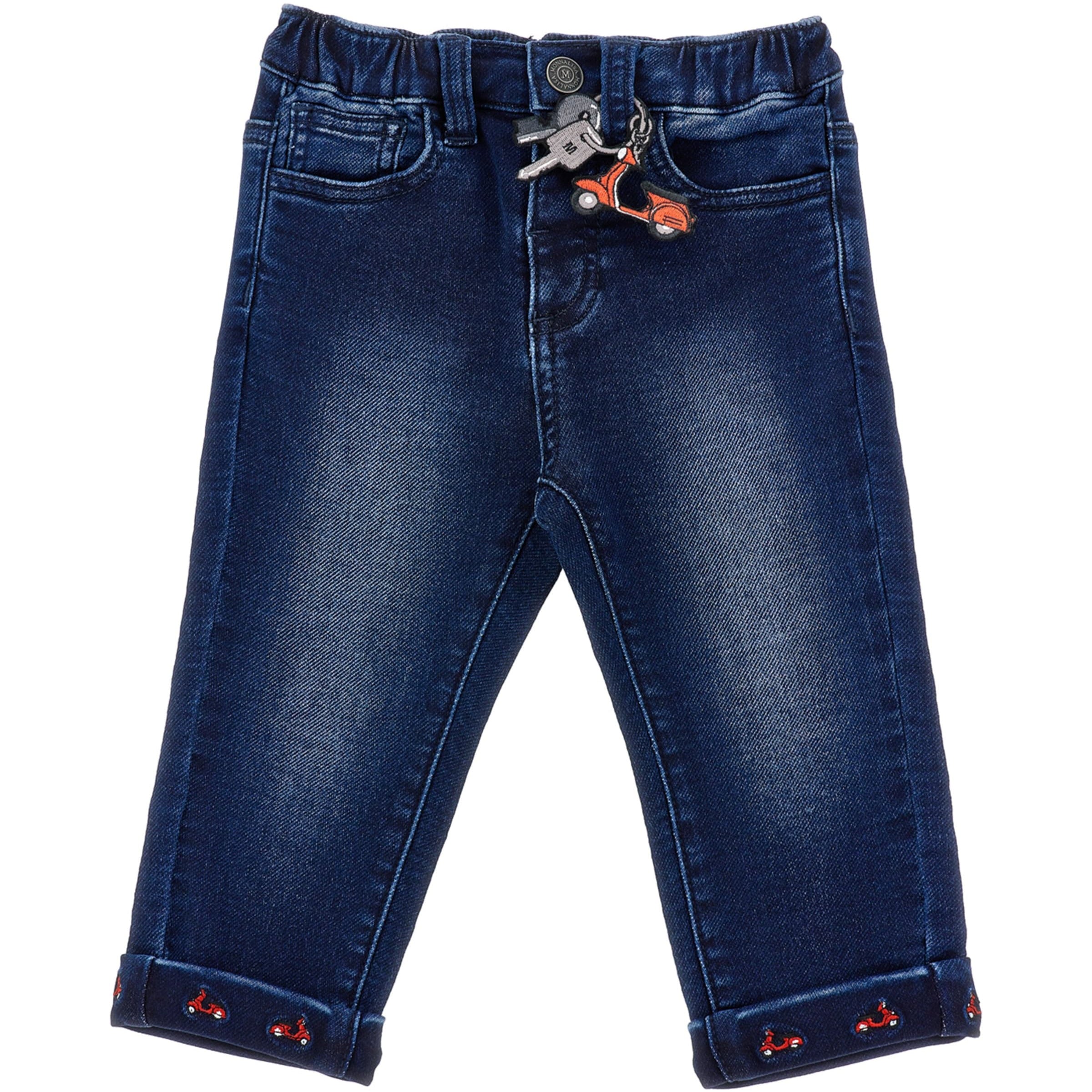 Moped-Embroidered Jeans (6-24 Months)