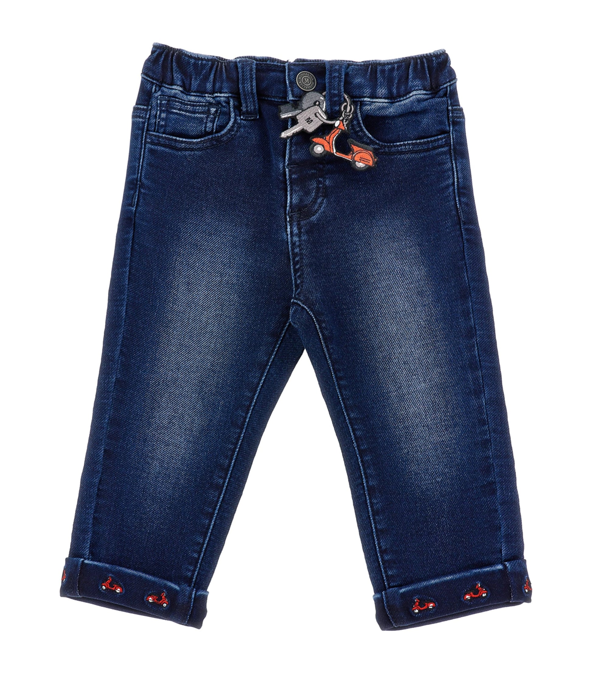 Moped-Embroidered Jeans (6-24 Months)