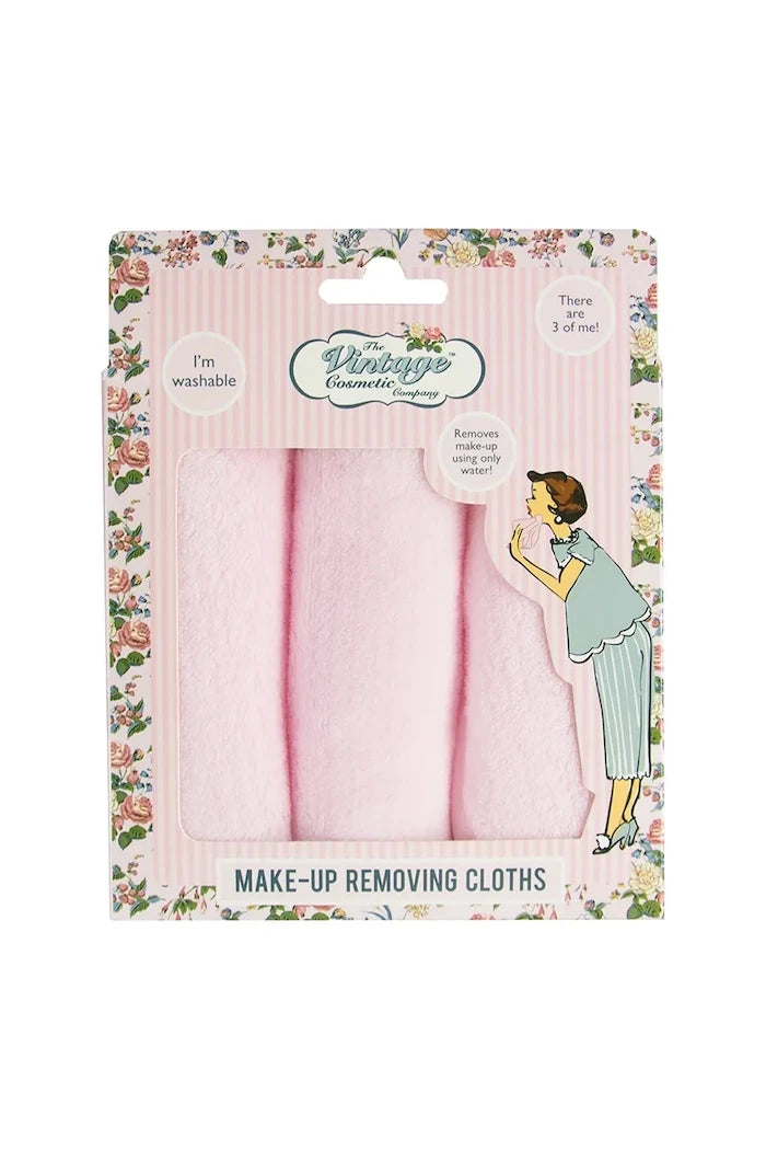 The Vintage Cosmetics Company Make-up Removing Cloths Makyaj Temizleme Bezleri (3 Parça)