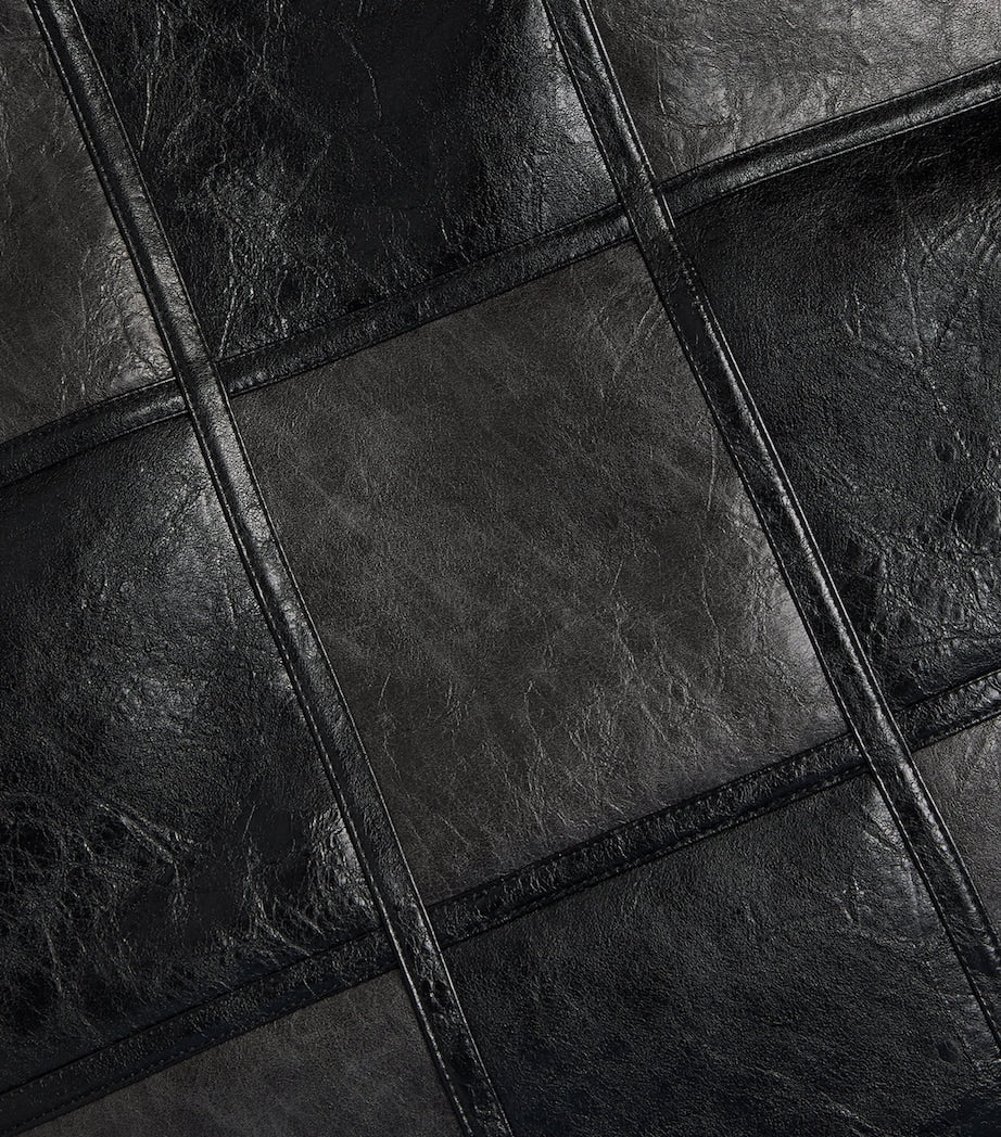 Claudie Pierlot Black Faux Fur-Trim Bomber Jacket