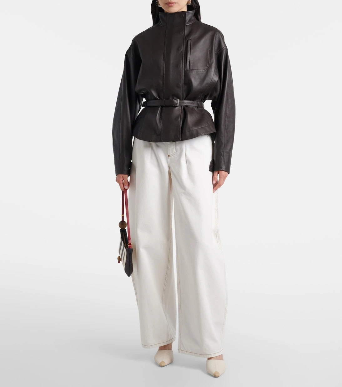 Jacquemus - Ovalo De-Nîmes barrel-leg jeans