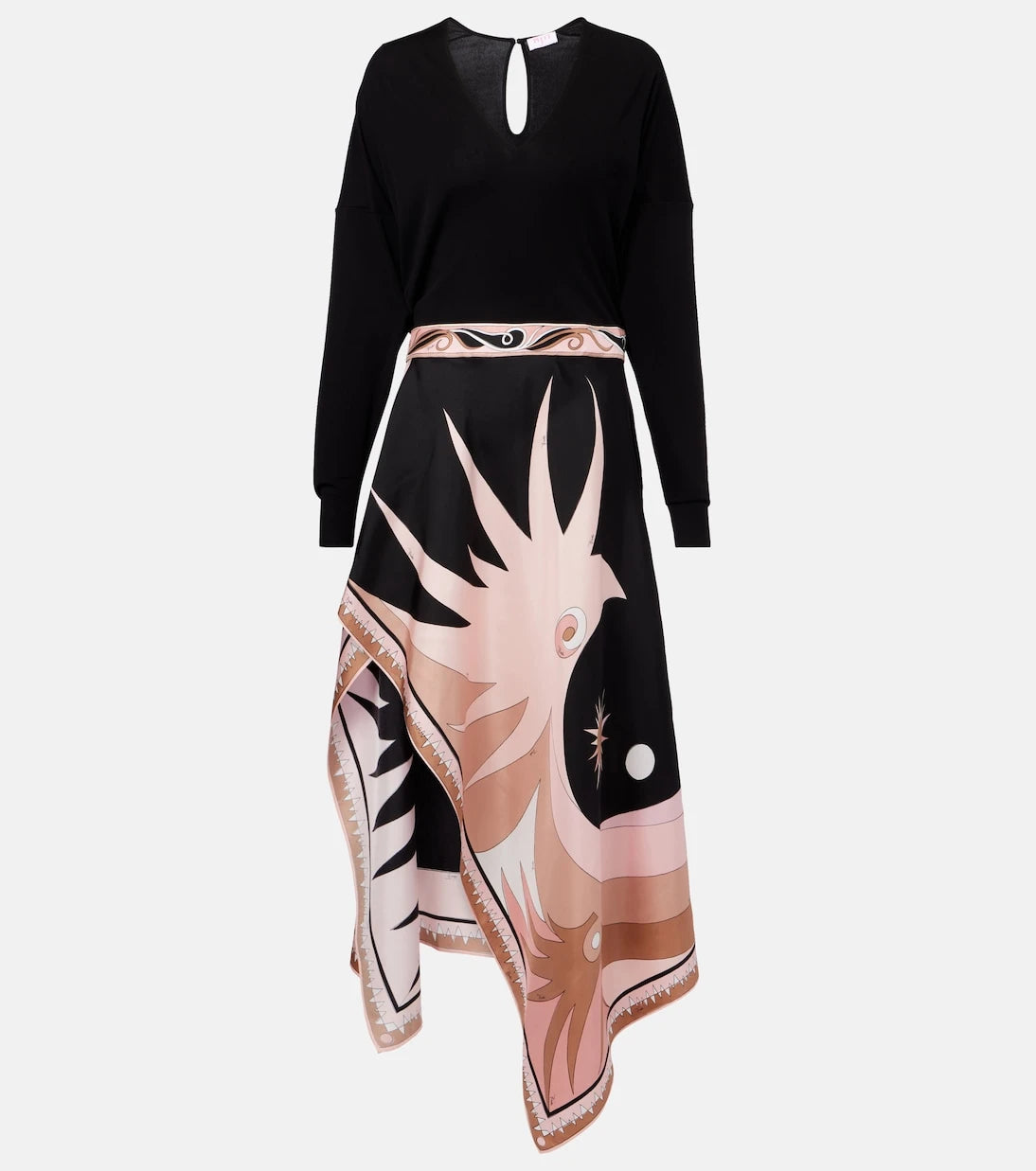 Pucci - Stella knitted silk-blend midi dress