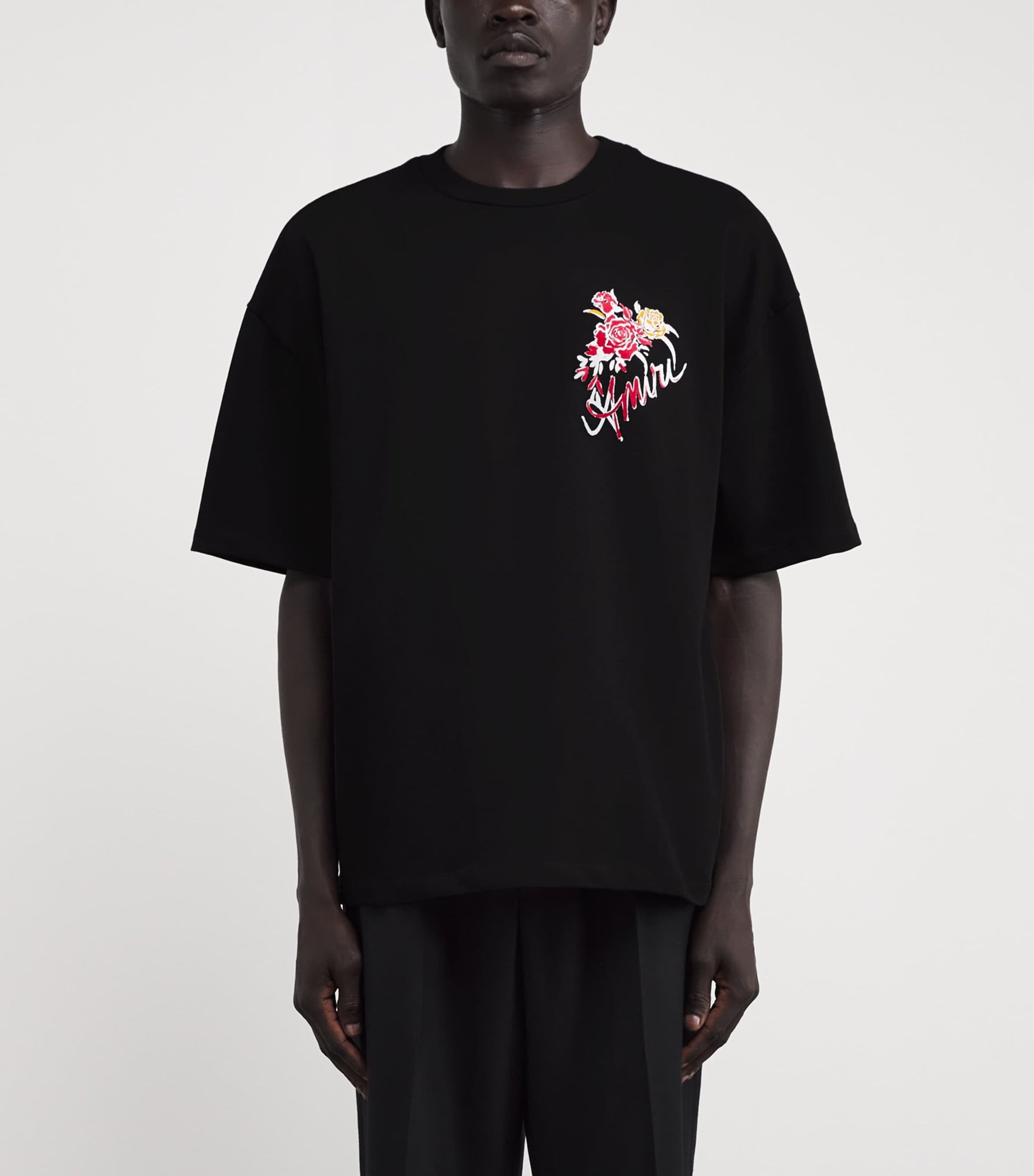 Cotton Roses Print T-Shirt