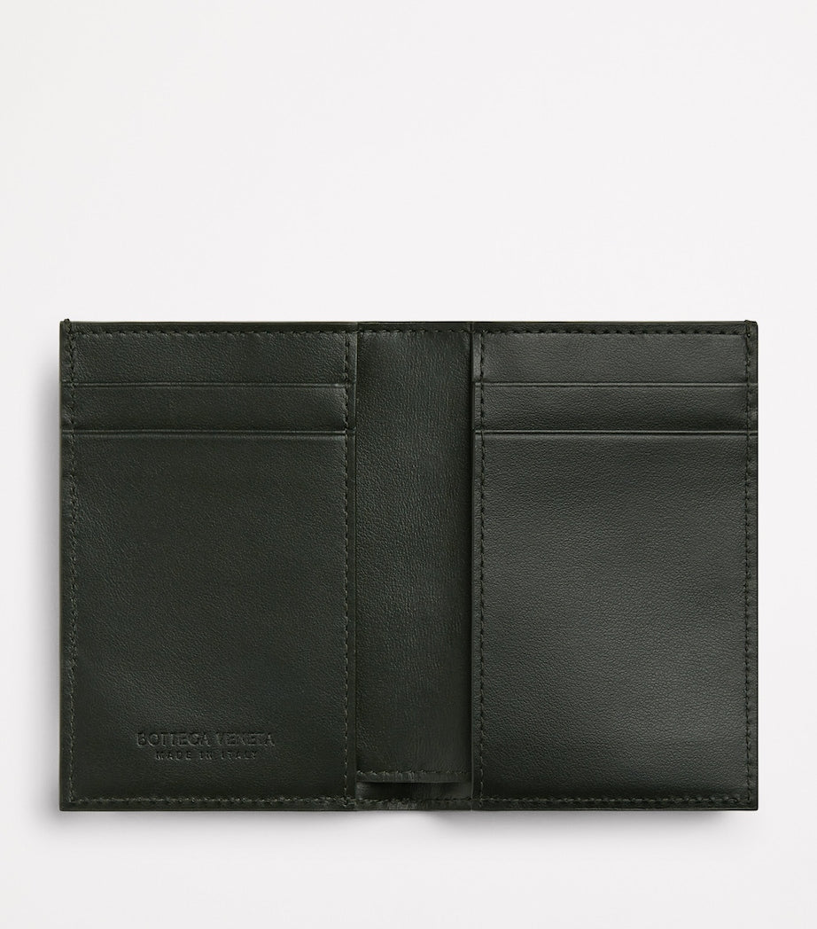 Bottega Veneta Leather Intrecciato Weave Wallet