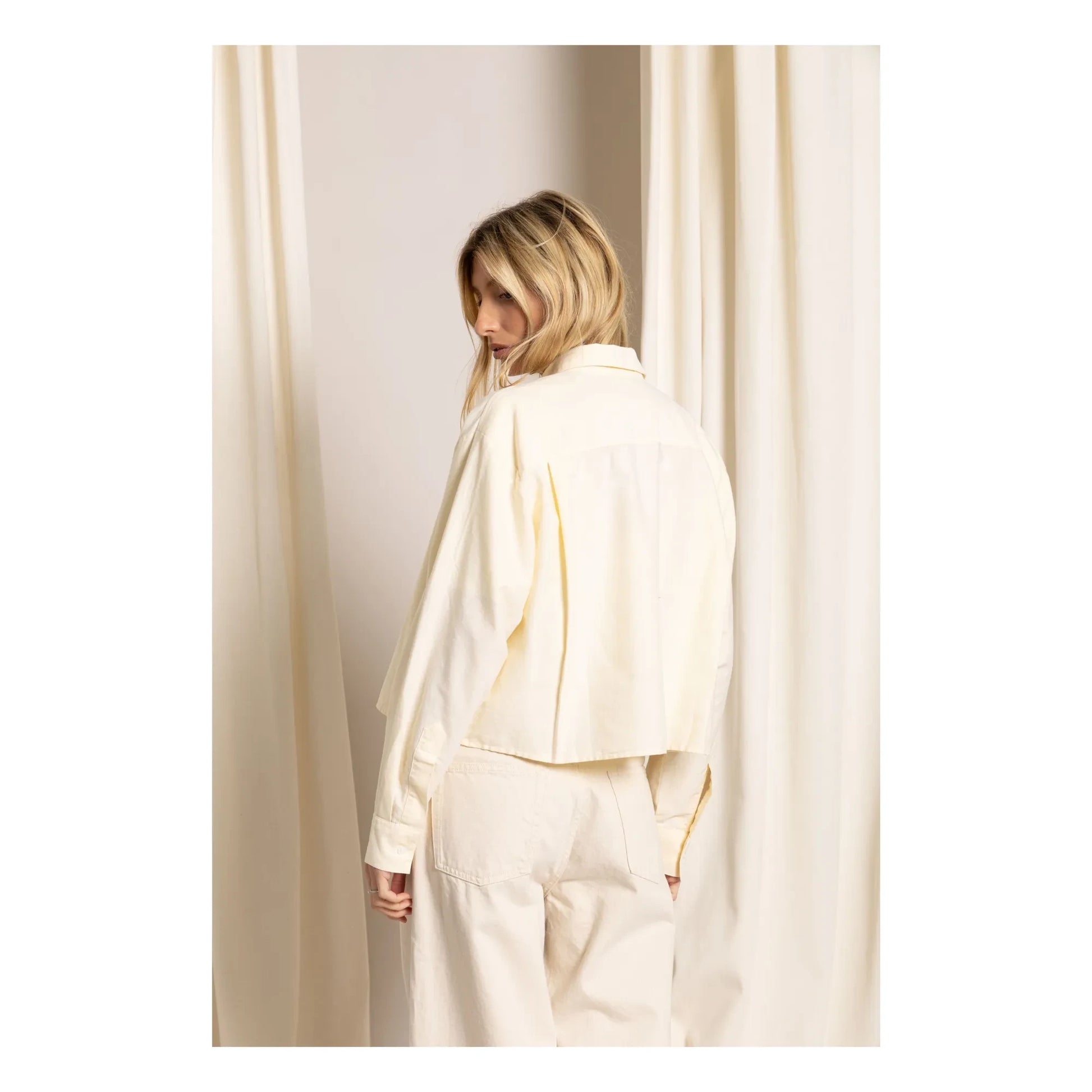 Smallable Woman - Chili Short Shirt | Pale yellow