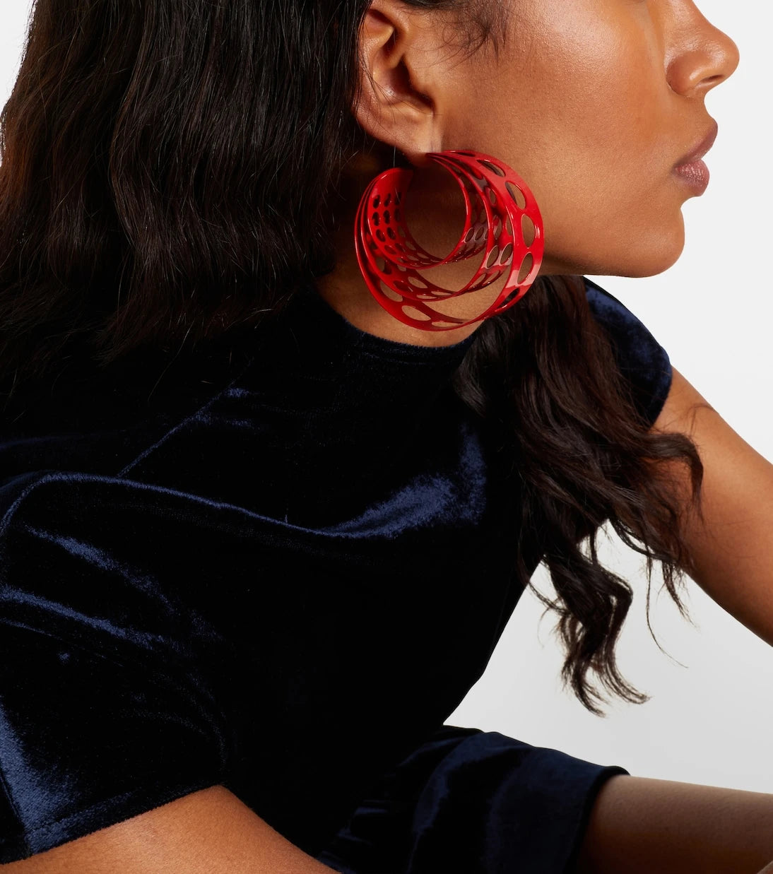 Alaïa - Medium hoop earrings