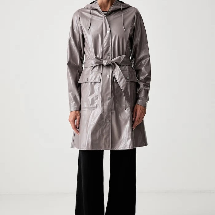 Rains Kadın Geçiş Montu Curve Long Jacket W3