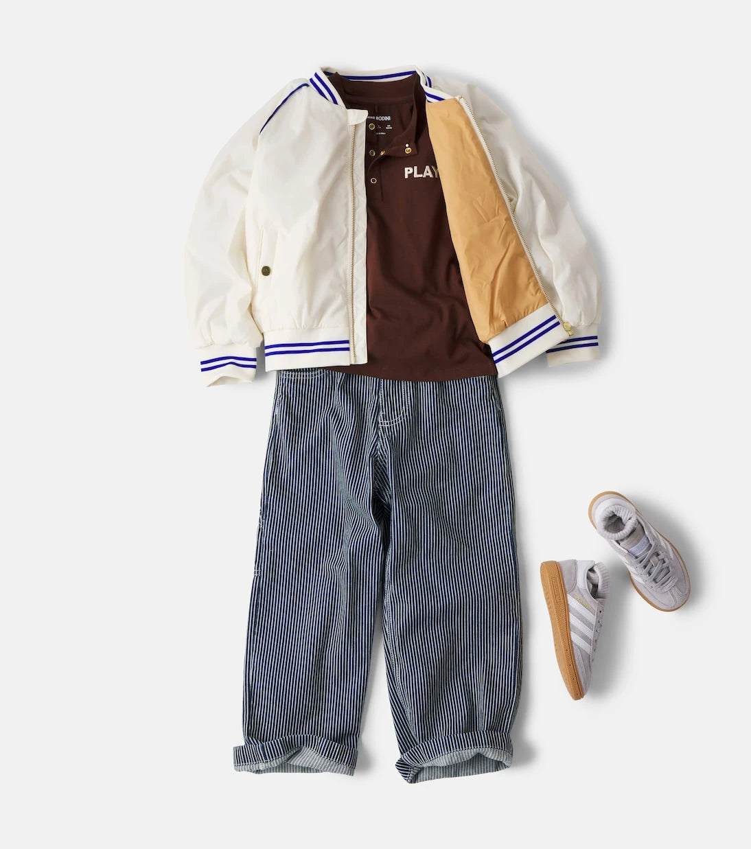 Mini Rodini - Play embroidered cotton jersey T-shirt
