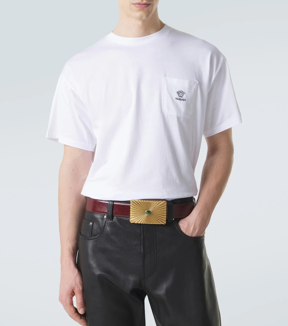 Versace - Medusa cotton jersey T-shirt