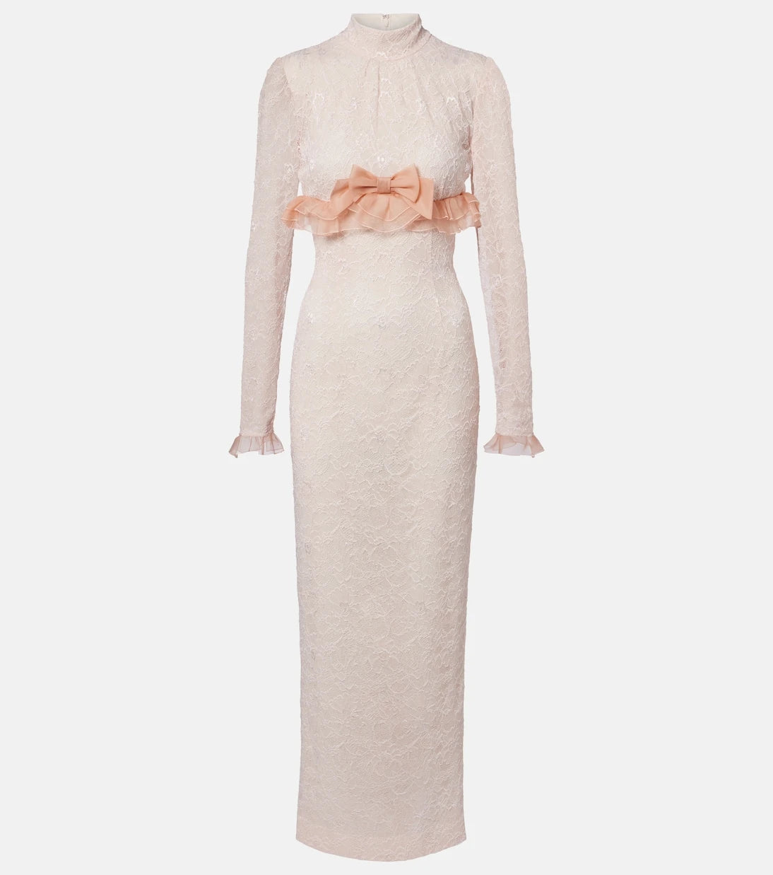 Alessandra Rich - Bow-detail lace gown