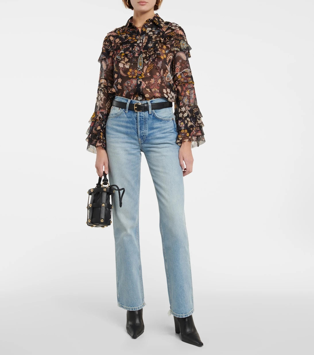 Re/Done - Mid-rise straight-leg jeans