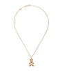 Rose Gold and Diamond Happy Diamonds Teddy Necklace