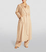 Olivia von Halle Beige Cashmere Logan Robe
