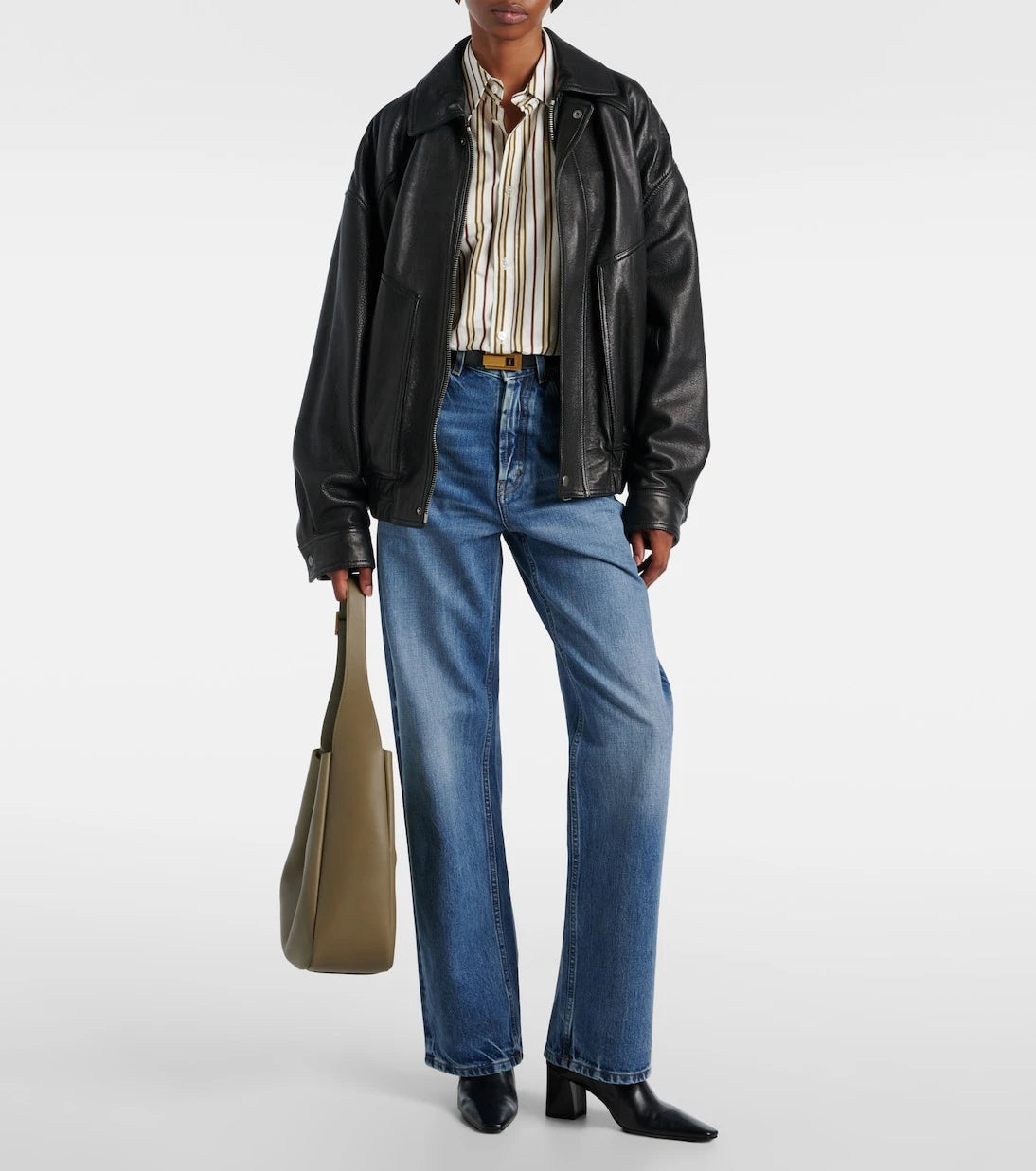 Saint Laurent - Rainer leather ankle boots
