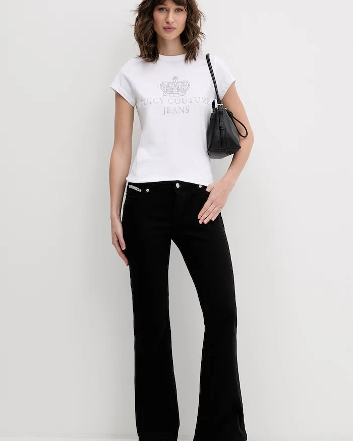 Juicy Couture тениска дамска от памук HERITAGE HILTON