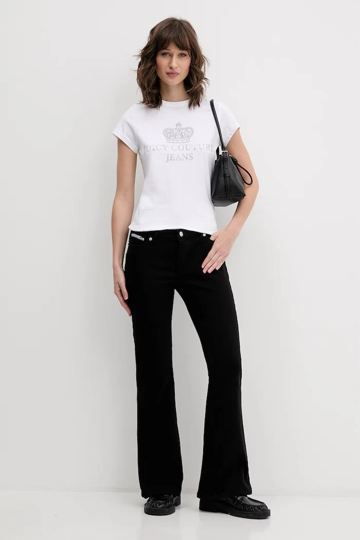 Juicy Couture тениска дамска от памук HERITAGE HILTON