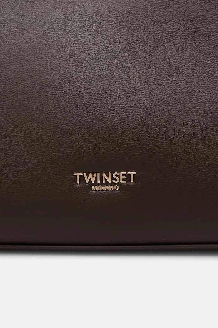 Twinset Kadın Deri Görünümlü Alışveriş Çantası