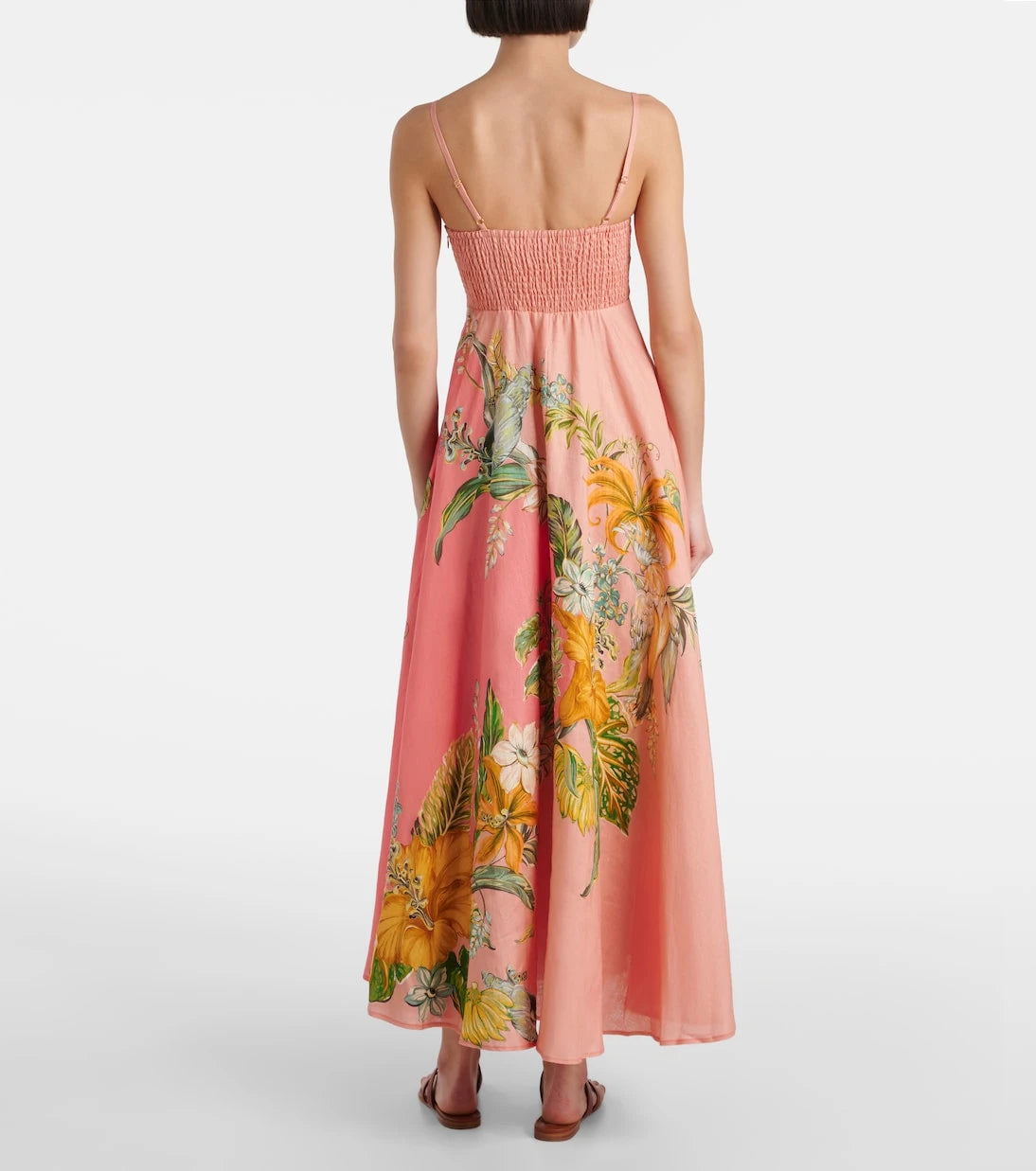 Alémais - Anika floral linen maxi dress