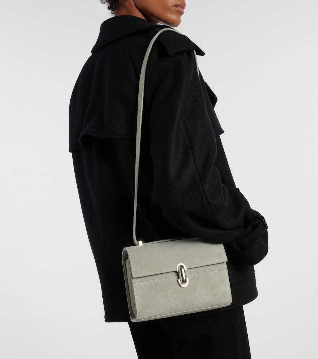 Savette - Symmetry 19 Mini suede shoulder bag