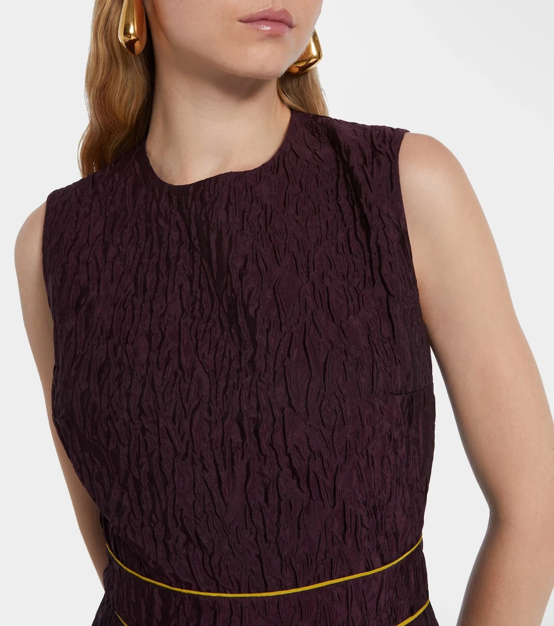 Roksanda - Aya smocked cloque midi dress