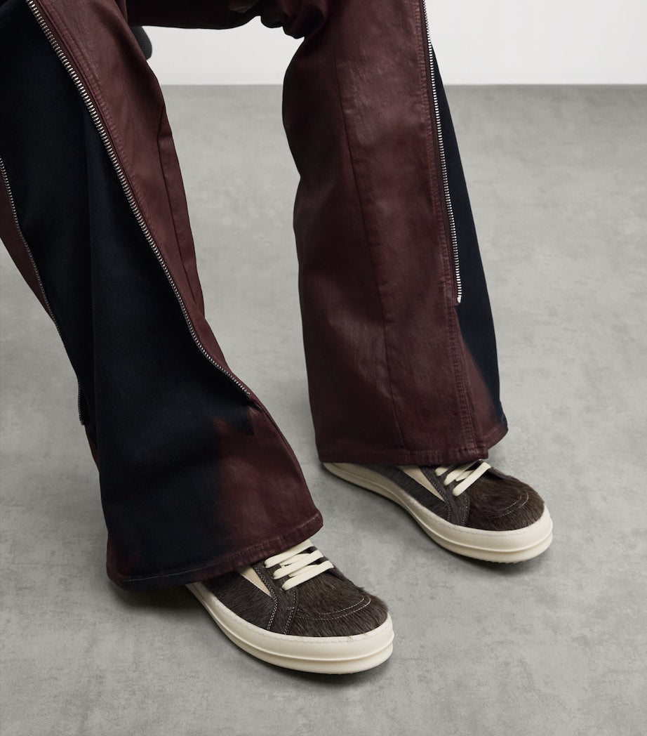 Pony Hair Vintage Low-Top Sneakers