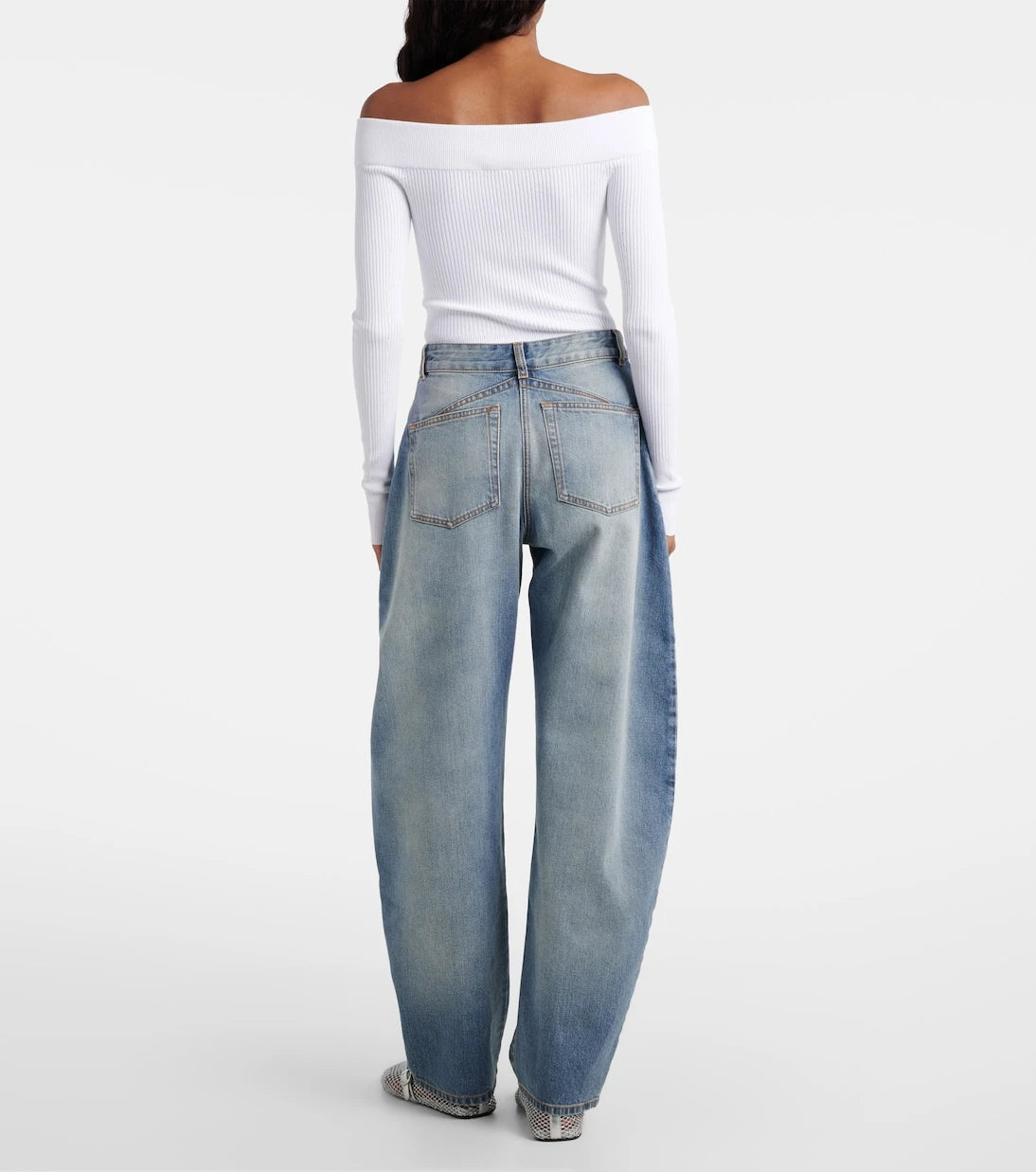 Alaïa - Barrel-leg jeans