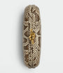 Gold Snakeskin Knot Clutch Bag