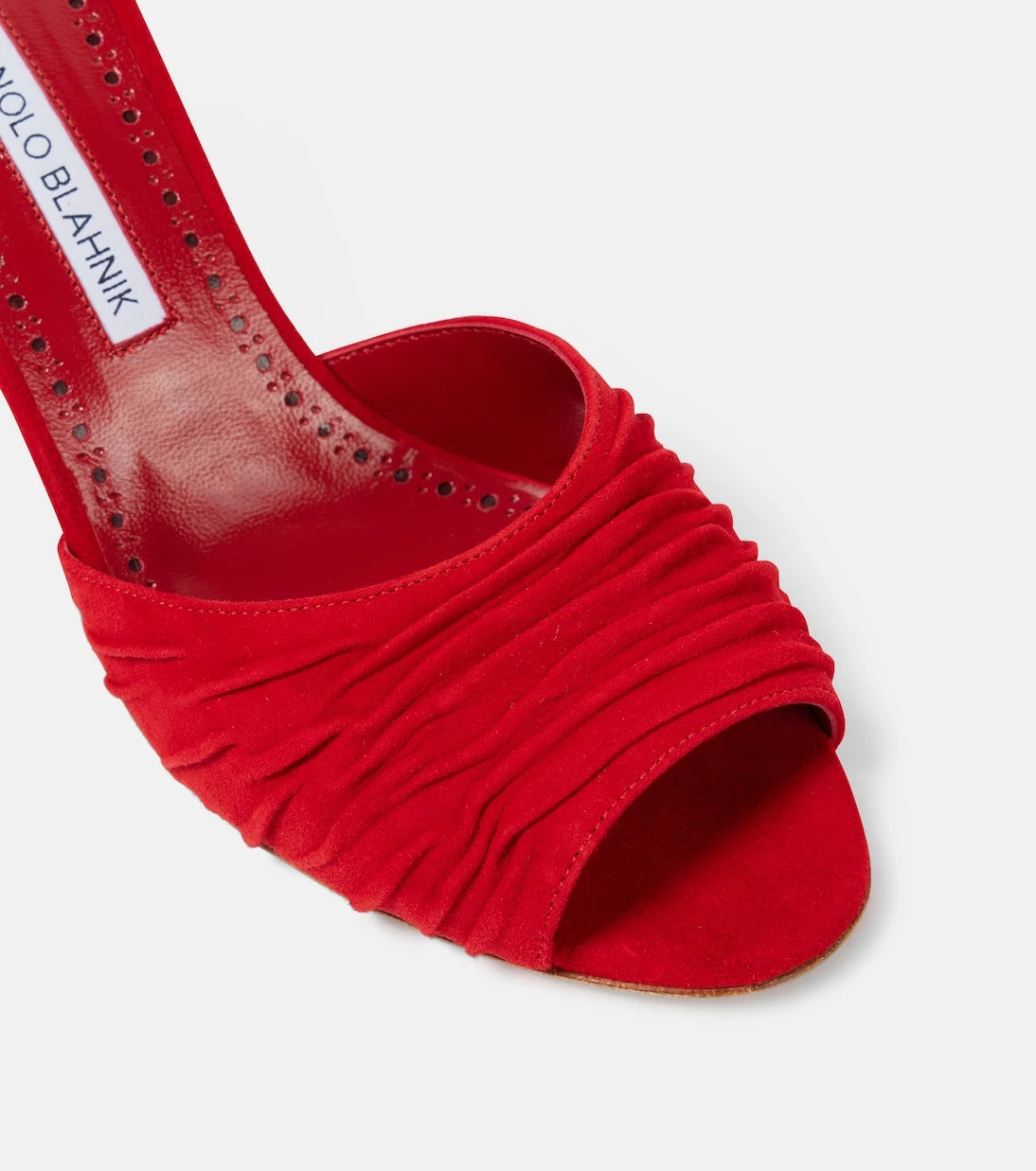 Manolo Blahnik - Pirua 70 süet mule terlik