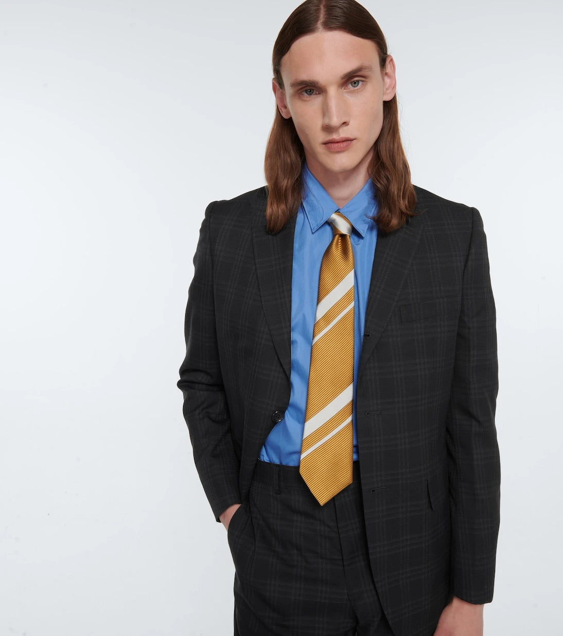 Comme des Garçons Homme Deux - Checked wool blazer