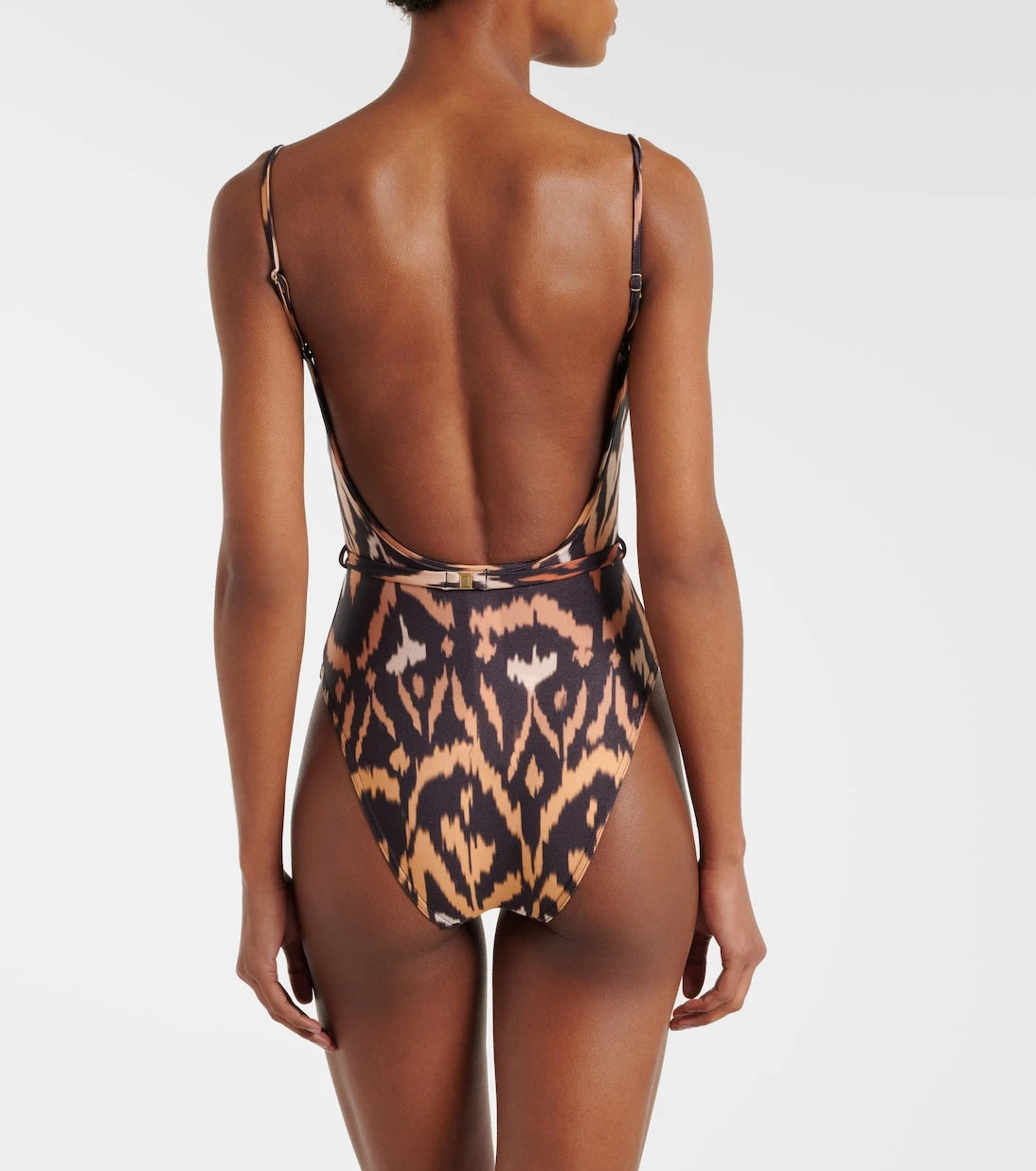 Zimmermann - Aster Scoop printed swimsuit