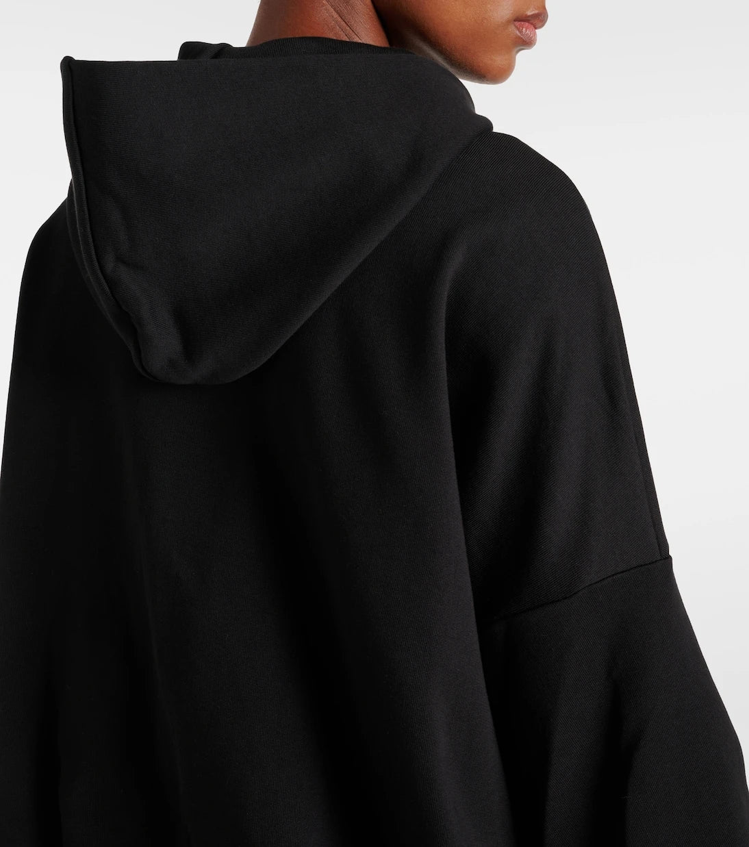 Dries Van Noten - Oversized draped cotton jersey hoodie