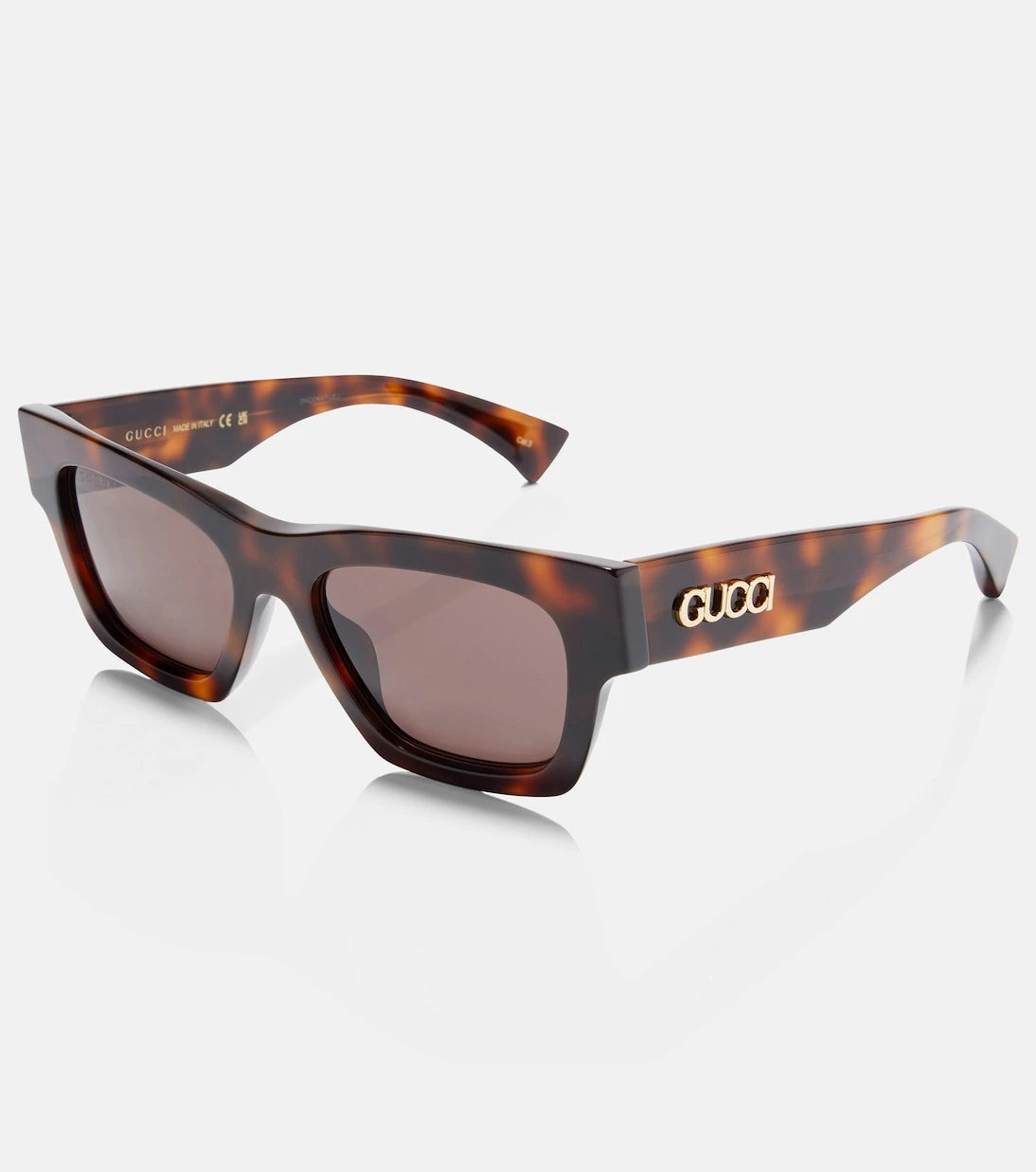 Gucci - Lettering square sunglasses