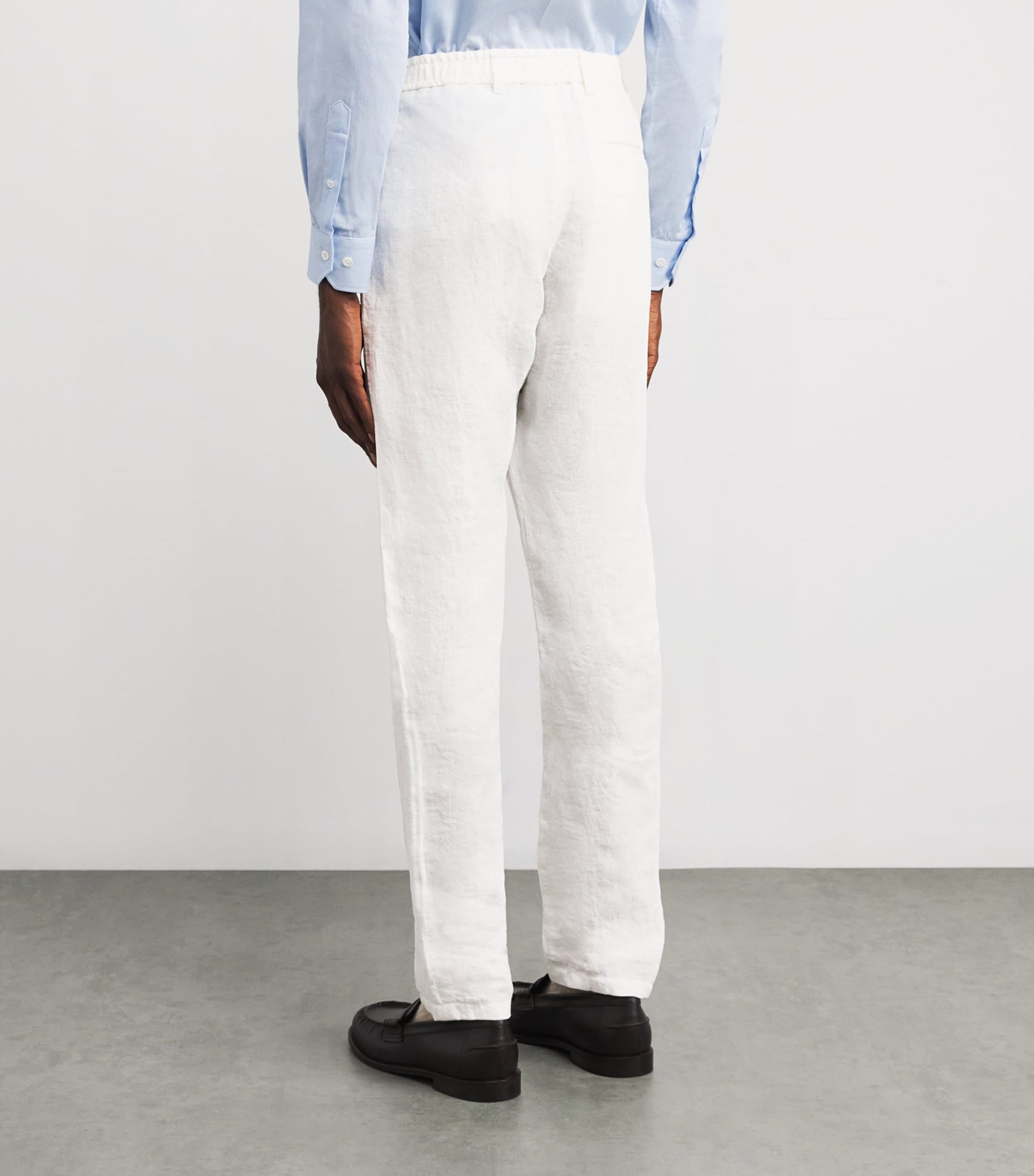 Emporio Armani Linen Tailored Trousers
