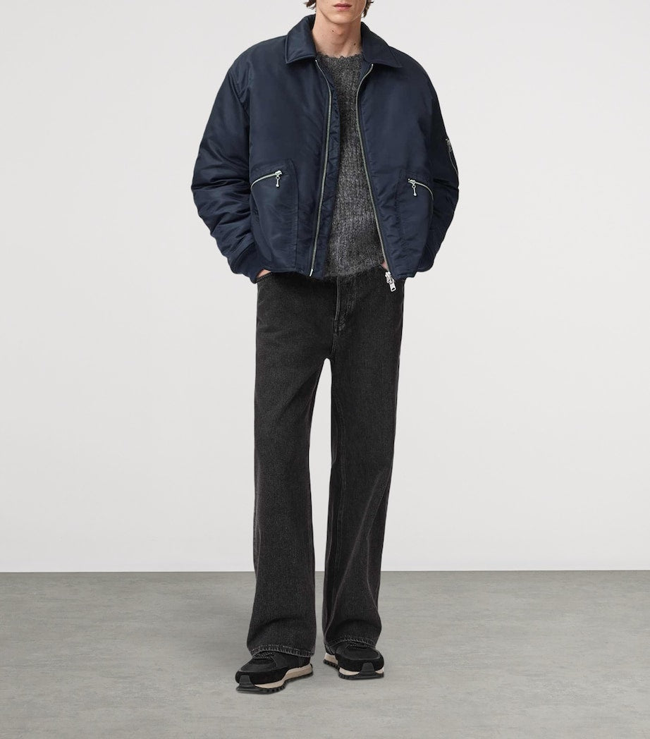 Blue Fallon Bomber Jacket