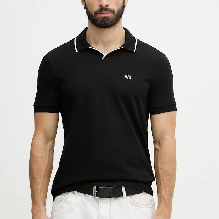 Armani Exchange тениска с яка мъжка памучна