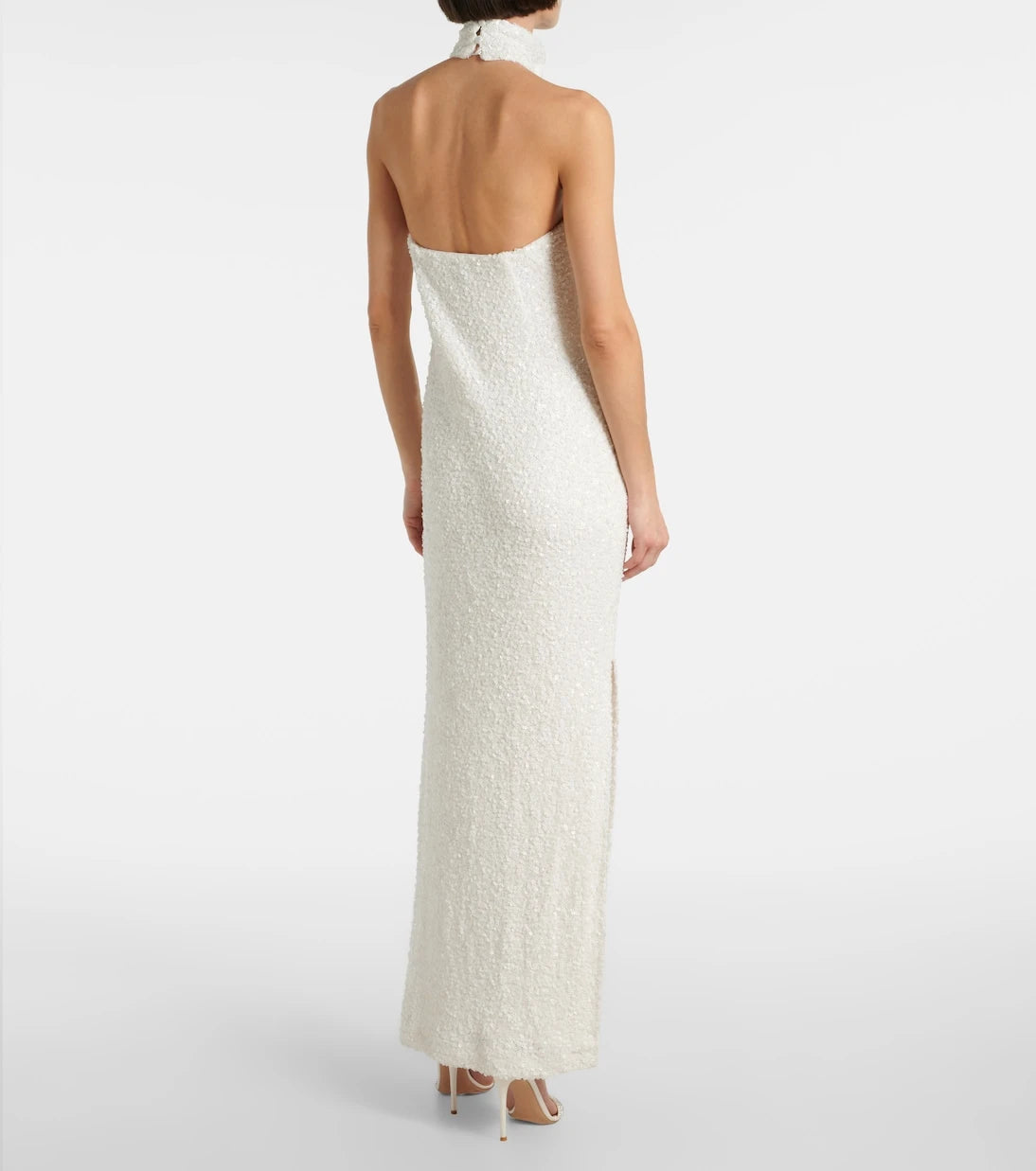 Rotate - Bridal sequined halterneck gown