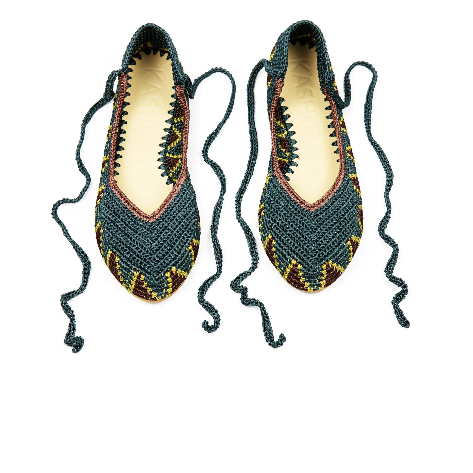 Kashura - Ballerinas High Seaweed Blue | Peacock blue