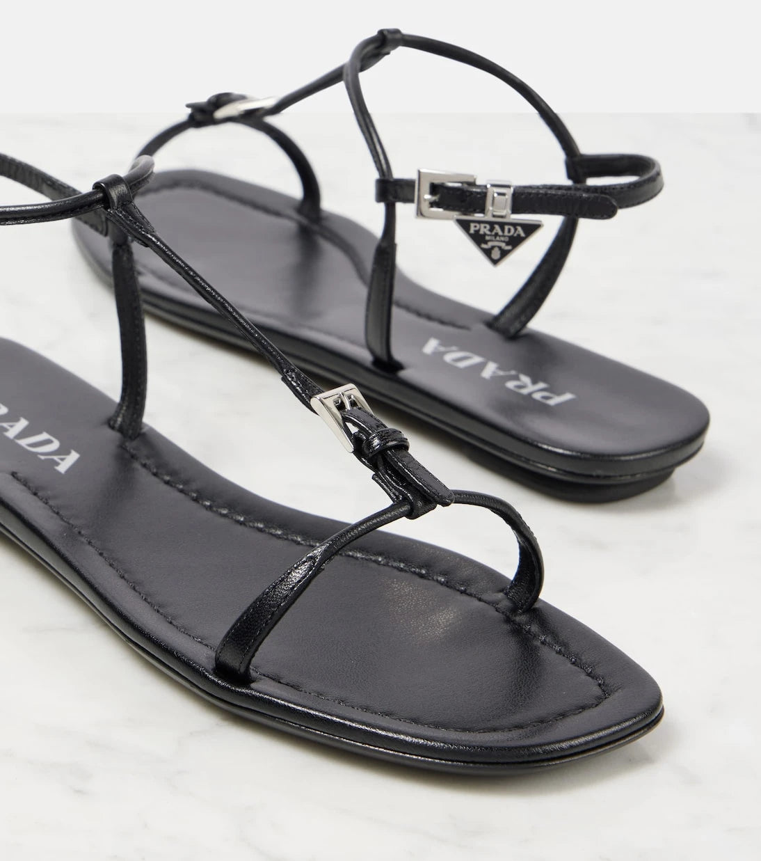 Prada - Leather sandals