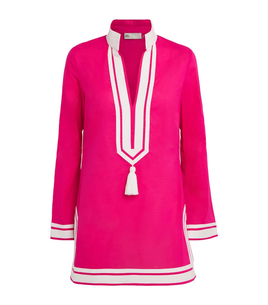 Pink Cotton Tunic Cover-Up