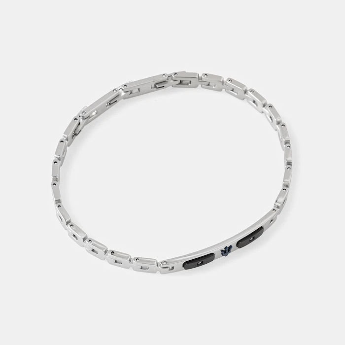 MASERATI erkek paslanmaz çelik elmaslı bileklik DIAMONDS