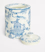 Bone China Toile Tea Caddy
