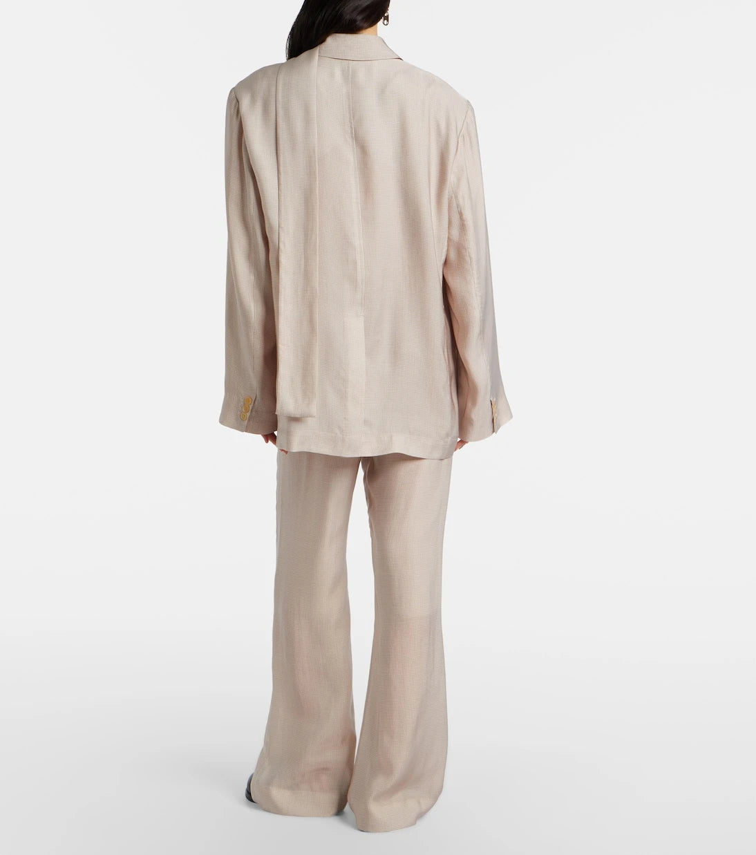 Acne Studios - Checked twill wide-leg pants