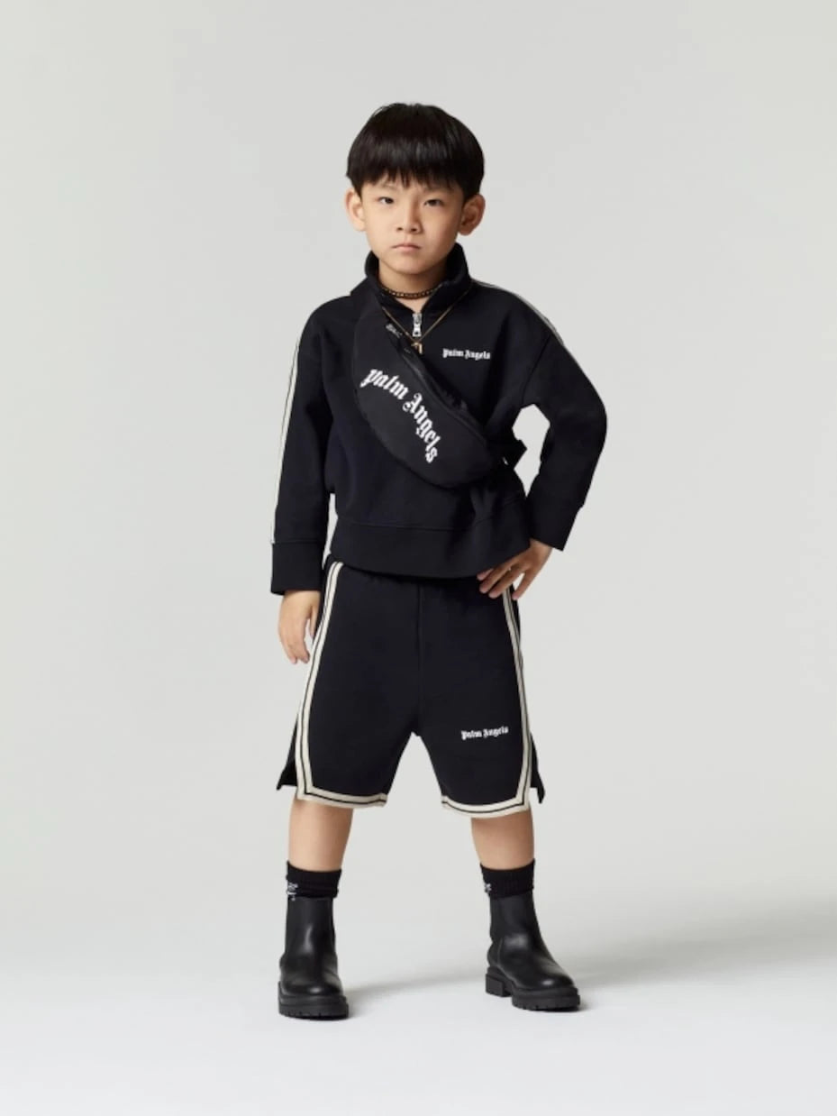 Palm Angels Kids - جزمة تشيلسي جلدية