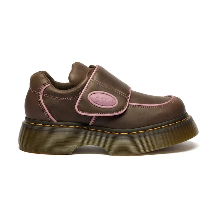 Dr. Martens половинки обувки дамски от кожа Buzz Strap